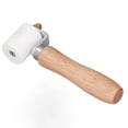 thumbnail image 1 of Rouleau de Couture en PTFE Résistant à Haute Température (280°C) avec Poignée Ergonomique en Hêtre, Roue 32mm x 40mm HSS, Conception à Double Roulement pour Soudure Stable de Membrane et Film de Bâche en PVC Imperméable - Efficace, 1 of 7
