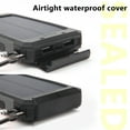thumbnail image 5 of 20000mAh Solar Charger for Cell Phone iphone,DFITO Portable Solar Power Bank with Dual 5V USB Ports, 2 Led Light Flashlight, Compass Battery Pack for Outdoor Camping Hiking, 5 of 9