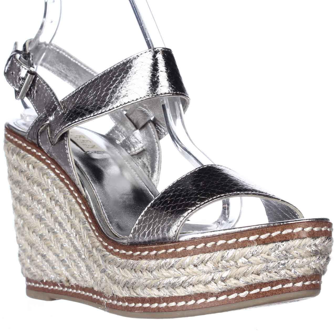 Lauren Ralph Lauren - Womens Lauren Ralph Lauren Serana Wedge Espadrille Sandals - New Silver 