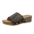 thumbnail image 2 of Bkhluea Women Wedge Mule Slides Slip On Shoes Studded Breathable For Home Travel Casual Daily Outdoor Activities, 2 of 7