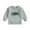 Grey, variant on Coerni Kids Sweatshirts Soft Cotton Warm Crewneck Long Sleeve Pumpkin Letter Hallow-een Sweatshirt For Boys Or Girls Tween Girls