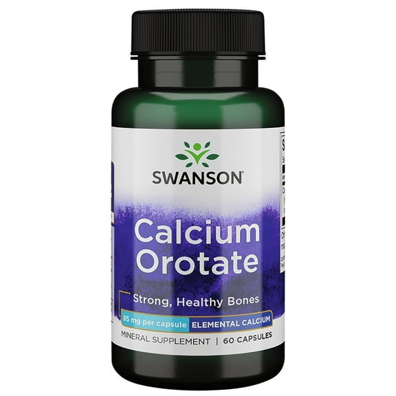 Swanson calcium orotate 85 Milligrams 60 Capsules
