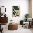 thumbnail image 5 of Canvas Print Abstract Flower Wall Art Vintage Botanical Decorative for Living Room Bedroom - 16"x24", 5 of 8