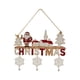 thumbnail image 2 of Letrero colgante de madera navideño, Navidad, rústico, decorativo, Papá Noel, para puerta de entrada, decoración de pared de madera para fiestas, 2 of 9