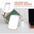 thumbnail image 3 of Folding LED Makeup Mirror Adjustable Light Mirror Women Dimmable Vanity Mirror, 3 of 9