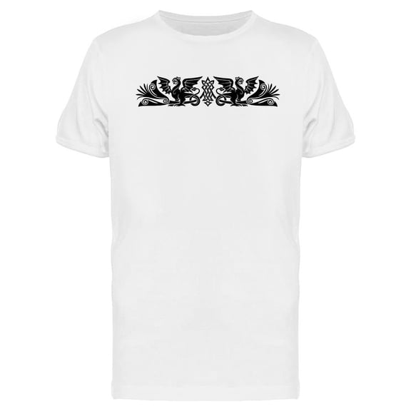 Medieval Celtic Pattern T-Shirt Men -Image by Shutterstock, Male 3X-Large