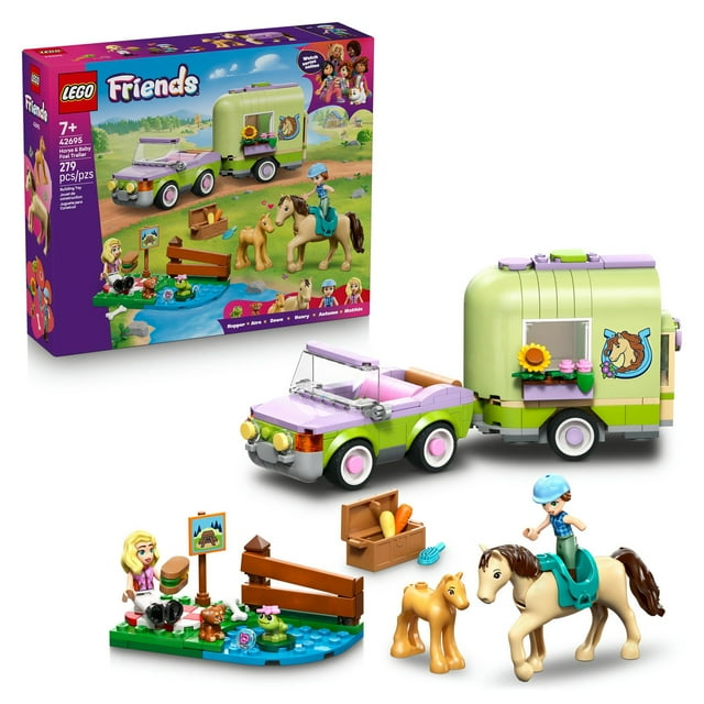 Set LEGO Friends Remolque para Caballo y Potrillo 42695