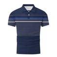 thumbnail image 5 of Vetsdori Men's Polo Shirt - Short Sleeve Collared Button Printed Design for Casual Daily Wear or Outdoor Activities, 5 of 5