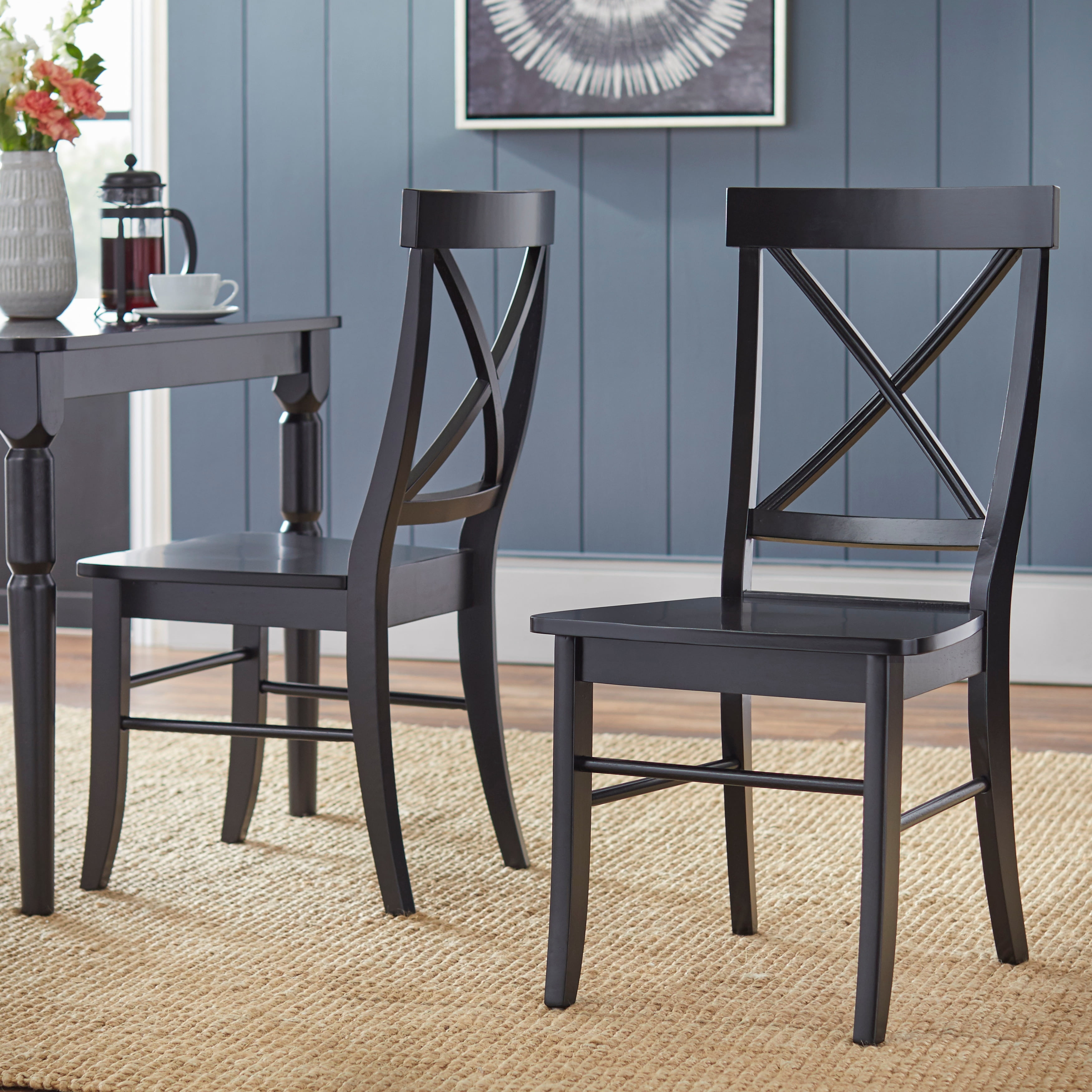 Albury Cross Back Dining Chairs, Brown (Set of 2)