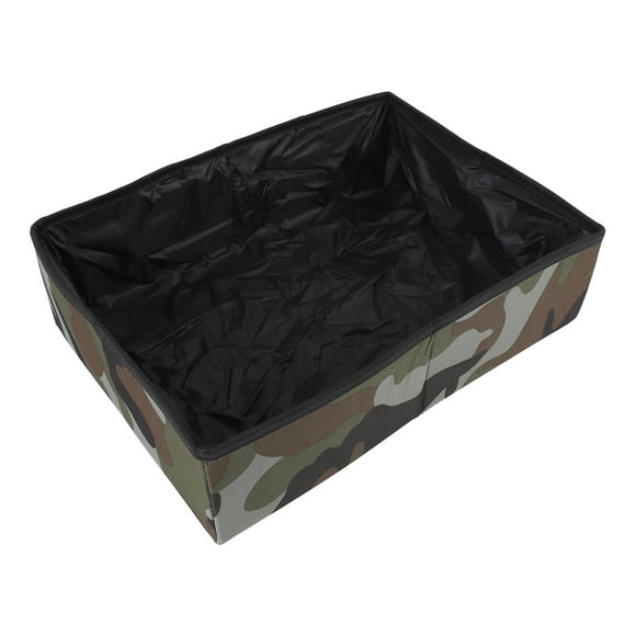 Cat Litter Pan, Cat Litter Box 40x30x11cm Foldable for Travel