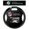 NFL Miami Dolphins Poly-Suede Steering Wheel Cover Auto Accessories 15 x 15in
