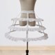 thumbnail image 1 of Falda de con enagua victoriana blanca para mujer, enagua de para vestido de fiesta, 1 of 10