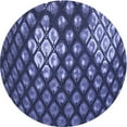 thumbnail image 1 of Ahgly Company Indoor Round Patterned Medium Slate Blue Area Rugs, 5' Round, 1 of 6