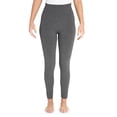 thumbnail image 3 of MUK LUKS Women's 2 Pair Jersey Fleece Lined Leggings, 2 Pack, Sizes S/M to 1X/2X, 3 of 11