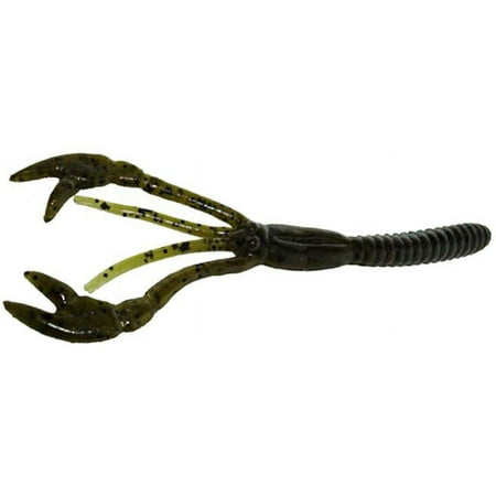 Zoom Fishing Lures 012025-SP Craw 5 3/4 Inch Fishing Lure 9 Per Package Green Pumpkin