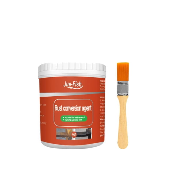 Feltree Metal Rust Remover, Rust Conversion Agent, Rust Converter Metal Paint, Water-based Metal Brush Rust Remover, Multi-purpose Rust Paint 100/300ml