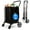 Black, variant on SereneLife Large Folding Utility Shopping Cart with Removable Liner – Heavy Duty, 360° Swivel Wheels, 70 lb Capacity, Portable for Groceries, Laundry, Luggage, and More(Blue)