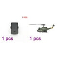 thumbnail image 2 of RC ERA C032 RC Helicopter with 3D Invert Flight, 1/48 UH-1 Huey 6CH 6-Axis Gyro Flybarless One-Key Takeoff/Landing RC Helicopter with Altitude Hold & Optical Flow Positioning for Enthusiasts, 2 of 7