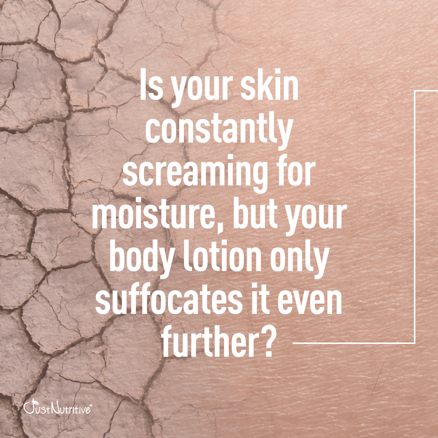 Just Nutritive Body Lotion for Moisturizing Dry Skin with Cocoa Butter, All Skin Types, 16oz