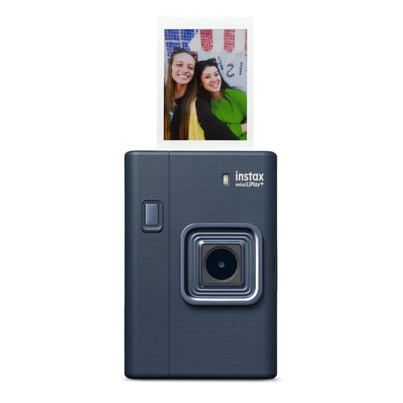 FUJIFILM INSTAX MINI LiPlay+ Hybrid Instant Camera & Smartphone Printer - Midnight Blue