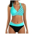 thumbnail image 1 of Womens Bottoms Bikini Suit Prints Bathing Swimsuit Bikinis Set Swimwears Tankinis Set Xxl, 1 of 7