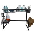 thumbnail image 1 of Home Basics Deluxe Over the Sink Steel Kitchen Station, Black, 1 of 4