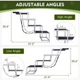 thumbnail image 2 of Extra Wide Dog Car Stairs for Large Dogs, Foldable Pet Steps Aluminum Dog Ramps 4 Steps Dog Stairs, Support 150 to 200 lbs, 2 of 6