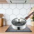 thumbnail image 6 of Frying Pan Saute Pan Round Skillet Stainless Steel Nonstick Surface Removable Handle for Home Kitchen Cooking, 6 of 9