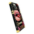 thumbnail image 4 of FKBRCL4U Compatible with iPhone 15 Pro Max Case, Glitter Red Rose Queen Leopard Lipstick Luxury Golden Decoration for Girl Women Soft TPU Shockproof Protective Hard PC Back, 4 of 7