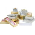 thumbnail image 7 of N'icePackaging - 50 Qty Gold Textured Imported Cotton Filled Earring Jewelry Boxes - for Rings/Earrings/Small Jewelry & Pendants - 2 1/8" x 1 5/8" x 3/4", 7 of 7