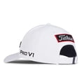 thumbnail image 3 of Gorra de Golf Titleist Tour Performance Blanca y Negra con Protección UV 50+, 3 of 5