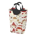 thumbnail image 2 of Vsdgher Cartoon Mushrooms Print Square Laundry Bag Large Collapsible Dirty Clothes Bags With Handles Waterproof Essentials Storage For College Dorm, Family, 2 of 6