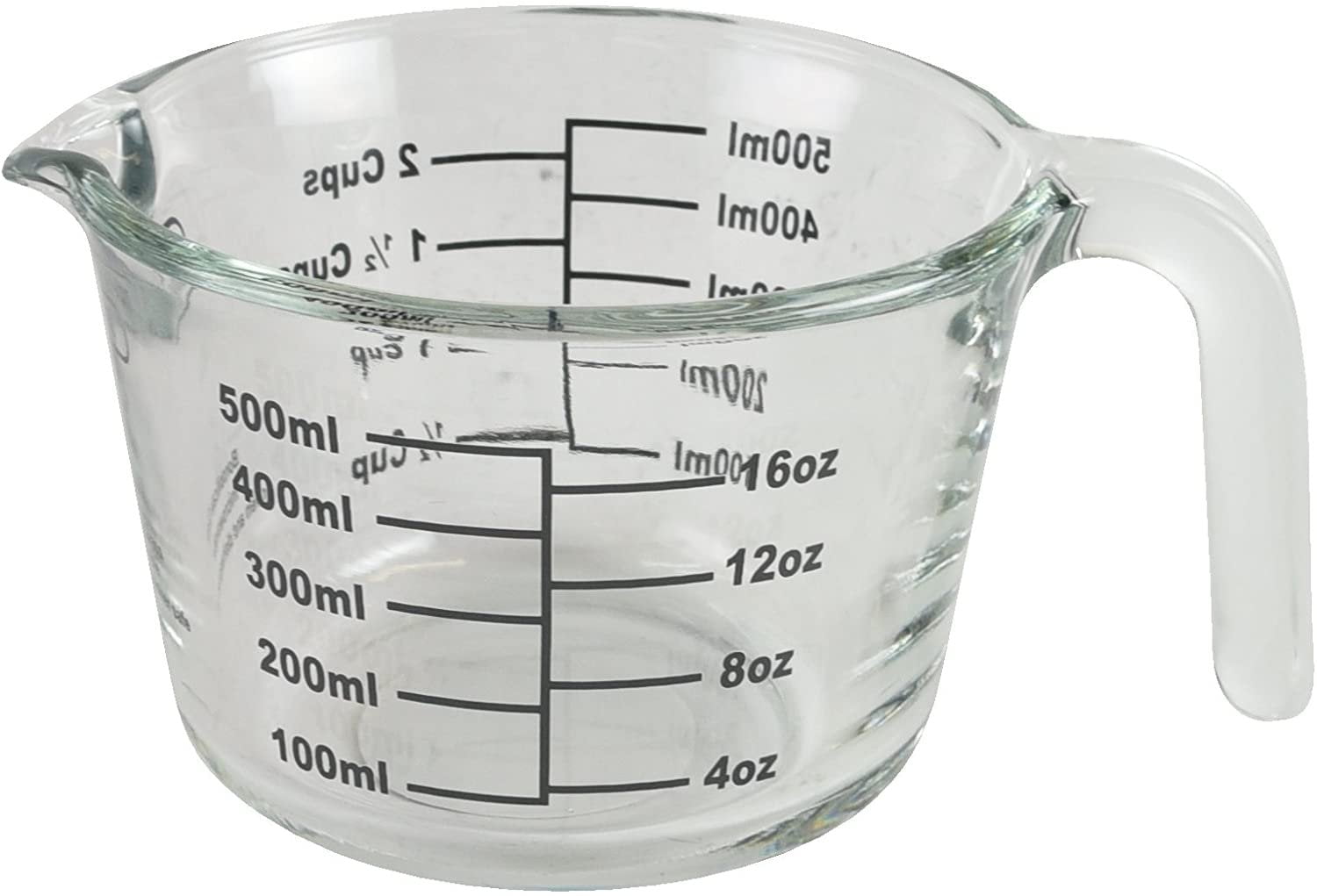 Farberware 4-Cup Borosilicate Glass Wet and Dry Measuring Cup with  Oversized Measurements, Clear & Reviews