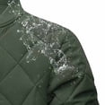 thumbnail image 3 of LYSMORA 2026 Men's Quilted Bomber Jacket, Ribbed Trim Zipper Side Pockets Loose Fit Warm Padded Casual Outerwear, 3 of 6