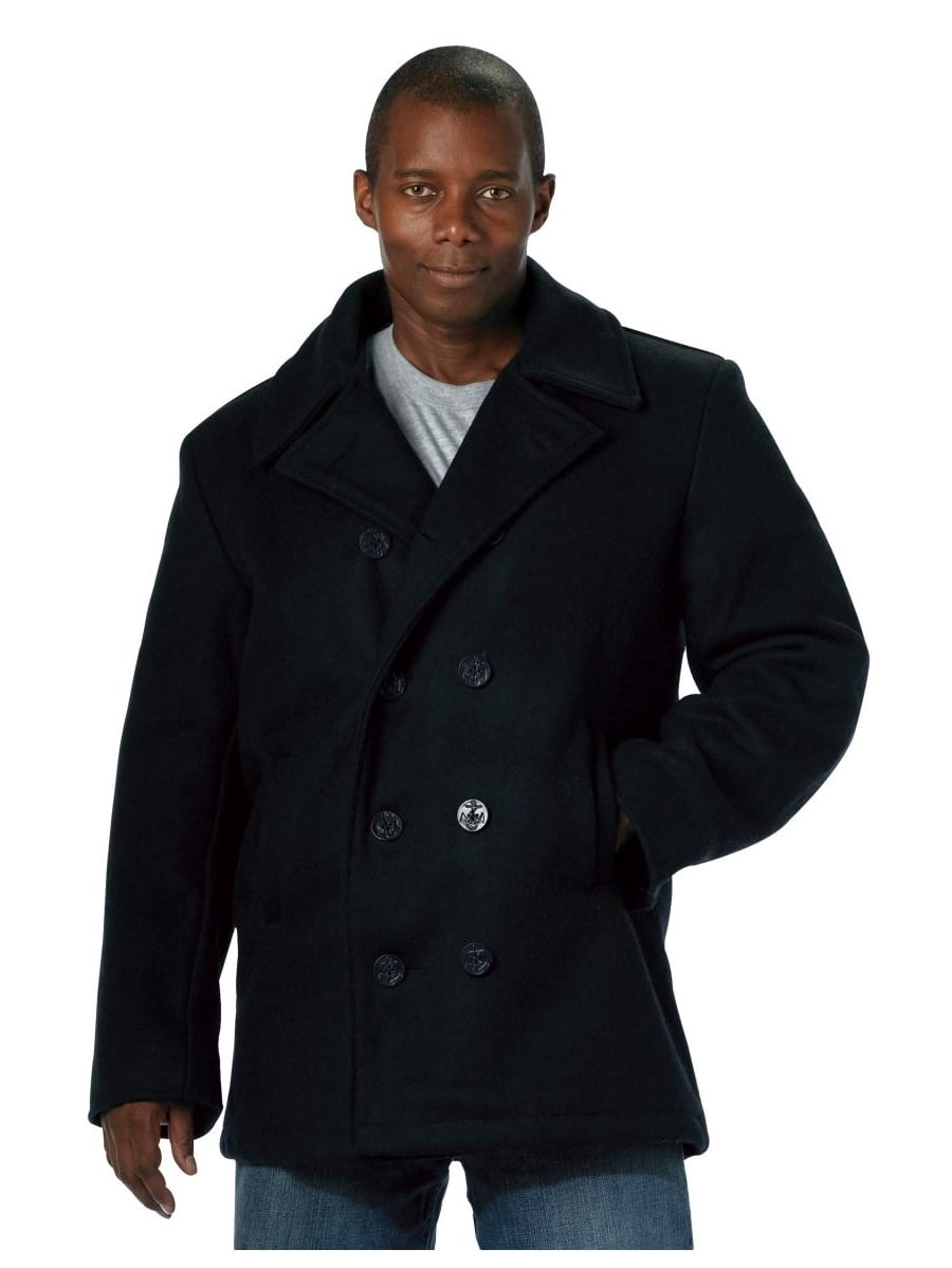 mens blue peacoat