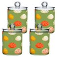 thumbnail image 7 of Ryvnso 2 Pack Qtip Holder Organizer Easter Eggs Polka Dots Bathroom Cotton Swabs Cans Storage Canister, 7 of 7