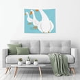 thumbnail image 5 of Picia Three White Geese Pattern Tapestry-Tapestries for Bedroom Living Room Dorm(29x37"), 5 of 8