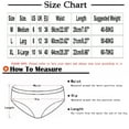 thumbnail image 3 of fatyb Panties for Women Lace Cute Seamless Underwear Mesh No Show Stretch Plain Ladies Bikini Briefs, 3 of 3