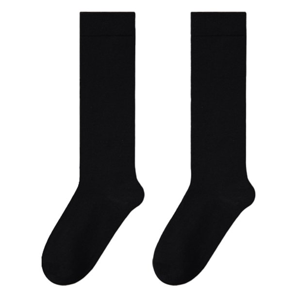 Calcetines de compresión graduada hasta la rodilla para mujer, calcetines de tubo alto y delgado de tubo largo - 1 par