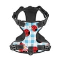 thumbnail image 4 of Lsque Flowers and Lady Bugs Dog Harness, No-Pull Pet Harness with 2 Leash Clips, Adjustable Soft Padded Dog Vest with Easy Control Handle for Large Dogs-Small, 4 of 9