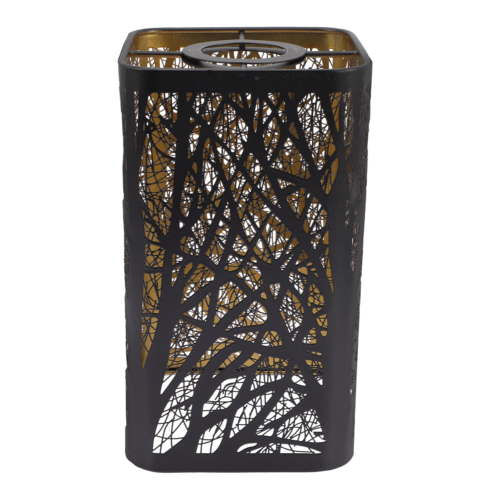 Small Lamp Shade Metal Lampshade with Tree Patterns for Pendant Light