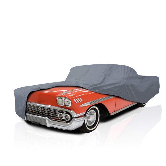 USCarCover Housse de Voiture 5 Couches pour Plymouth Belvedere 1955-1959 Ajustement Semi-Custom Couverture Complète Protection contre la Pollution, Poussière, Soleil, Neige, Pluie Toutes Saisons, Respirant