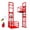 13.1ft, variant on Hydraulic Freight Elevator Lift, 2200lbs Wall-Mounted Cargo Lift Platform with Anti-Fall Safety Device & Cylinder Shield, 1500W Power Hoist System