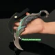 thumbnail image 3 of Serie de armas cuerpo a cuerpo Valorant de 22 cm, modelo de metal Reaver EP 5 Karambit, réplica de espada, juego 1:1, arma, cuchillo, juguetes, adornos, 3 of 5