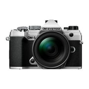 Olympus OM SYSTEM OM5 20.4 Megapixel Mirrorless Camera with Lens, Silver