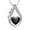 Black, variant on Heart in Teardrop Memorial Cremation Jewelry for Ashes Holder Necklace for Ashes of Loved One for Women