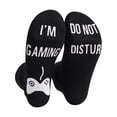 thumbnail image 3 of 3 calcetines divertidos, calcetines de juego con frase, calcetines de invierno antideslizantes, 3 of 3