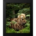 thumbnail image 2 of PHBurchett 15x18 Black Modern Framed Museum Art Print Titled - Bears at Play IV, 2 of 5