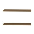 thumbnail image 3 of Mahogany Floating Shelves 31.5 Inch Wall Shelves for Living Room, Bedroom, Kitchen Contemporary Modern Style Decor, 3 of 6