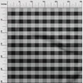 thumbnail image 3 of oneOone Georgette Viscose Gray Fabric Check Quilting Supplies Print Sewing Fabric By The Yard 42 Inch Wide, 3 of 4